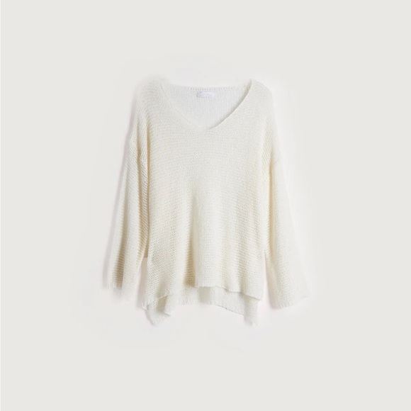 COPY - Oak and Fort CROCHET LONG SLEEVE TOP - Picture 2 of 6